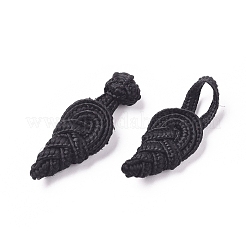 Handgemachte chinesische Frösche Knoten Tasten Sets&nbsp;BUTT-WH0014-25A