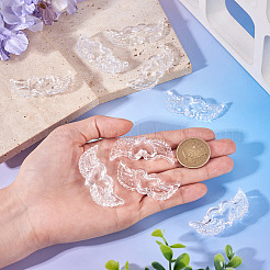 12 Stück transparente Acrylperlen&nbsp;TACR-TA0001-77B