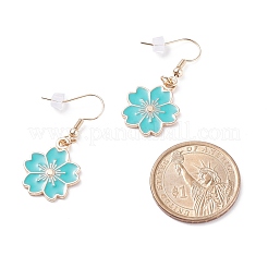 Sakura-Blumen-Emaille-Ohrringe&nbsp;EJEW-JE04863