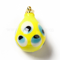Fatti a mano malocchio ciondoli di vetro murano&nbsp;LAMP-F026-04E