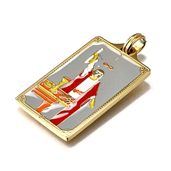 Tarot 304 Edelstahl Emaille Anhänger&nbsp;STAS-M119-07A-G