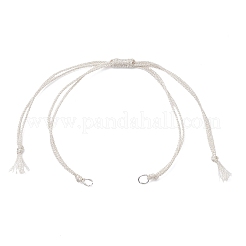 Herstellung von geflochtenen Armbändern aus Polyesterkordel&nbsp;AJEW-JB01377