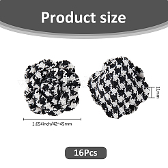 16 accessoire décoratif en forme de fleur en nylon&nbsp;DIY-FH0007-91