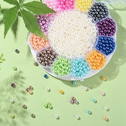 13 Stil aus sprühlackiertem ABS-Kunststoff mit Imitationsperlen&nbsp;OACR-YW0001-41