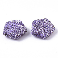 Handgemachte Fimo-Perlen Strass&nbsp;RB-T017-06C