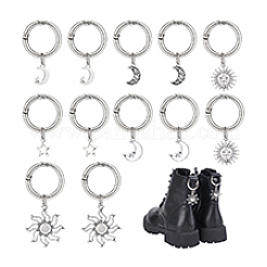 12 breloque pour chaussures en alliage de style 6&nbsp;HJEW-PH02120