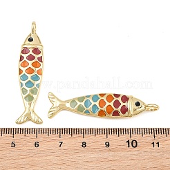 Pendentifs d'émail en laiton &nbsp;KK-CBA3297-05C-G05