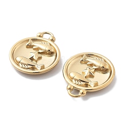 Colgantes de rhinestone de acero inoxidable 304 con revestimiento al vacío de PVD&nbsp;STAS-R130-01G-08