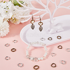 80 pz 4 stili di montature per perline in lega di stile tibetano&nbsp;FIND-SC0008-87