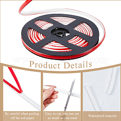 Bandes de chant en plastique pvc&nbsp;AJEW-GF0013-89A-02