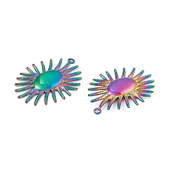 Pendentifs en acier inoxydable 304 avec placage ionique (IP)&nbsp;STAS-B031-09R