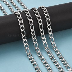 Chaînes figaro mère-fils en acier inoxydable 304 résistant au ternissement&nbsp;CHS-A003H-2.3NK