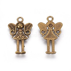 Tibetischen Stil Legierung Fee Anhänger&nbsp;LS-TIBEP-S613-AB-LF