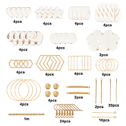 Kits de fabrication de boucles d'oreilles bricolage&nbsp;DIY-SC0001-46