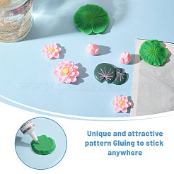 35 Stück 7 Stile Kunstharz-Wasserpflanzen-Ornament&nbsp;AJEW-CA0005-01