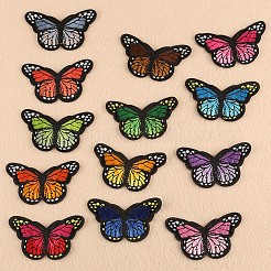 Computergesteuerte Stickerei Stoff zum Aufbügeln / Aufnähen von Patches&nbsp;DIY-F038-A-M