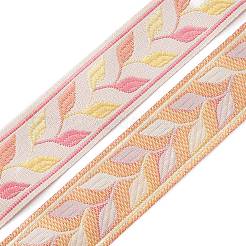 Ruban de polyester brodé&nbsp;OCOR-WH0033-88B
