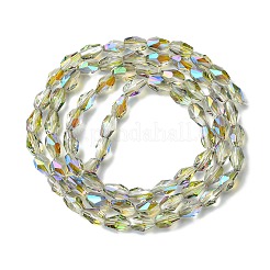 Trasparenti perle di vetro placca fili&nbsp;GLAA-K064-03B-HR01