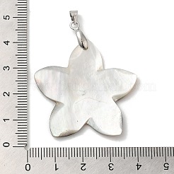Natürliche schwarze Lippe Shell Anhänger&nbsp;SHEL-M019-03P