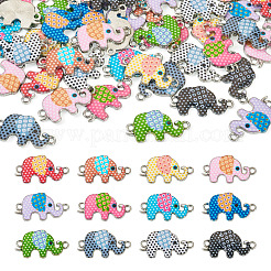 48pcs 12 Arten Legierungs-Emaille-Verbindungsstückcharme&nbsp;ENAM-TA0001-38