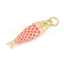 Pendentifs en laiton avec zircon&nbsp;X-KK-G522-43G-02