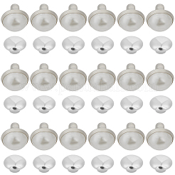 100 Stück Messing mit Glasperlennieten&nbsp;KK-CL0001-02