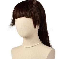 Vintage natürliche Perlenkette für Geburtstagsgeschenk zum Muttertag&nbsp;NJEW-JN03680