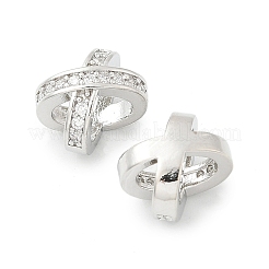 Perline zirconi micro pave  in ottone&nbsp;KK-P297-06P