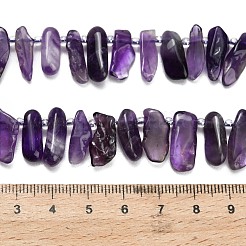 Natürlichen Amethyst Perlen Stränge&nbsp;G-Z124-C03-01
