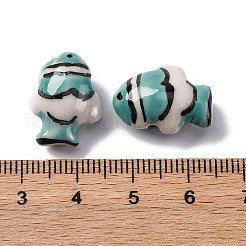 Perles en porcelaine manuelles&nbsp;PORC-R002-01E