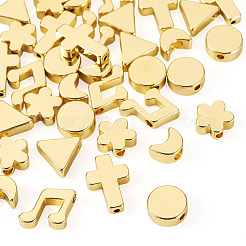36pcs 6 Arten Messingperlen&nbsp;KK-TA0002-07