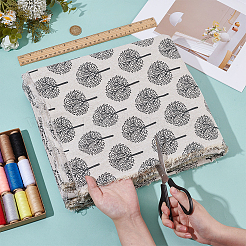 Tissu en coton et lin&nbsp;DIY-WH0591-282A