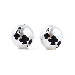 Perline di smalto perlato imitazione plastica abs opaco di Halloween&nbsp;KY-G020-01H