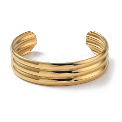 Brazaletes de acero inoxidable 304 con revestimiento iónico (IP) para mujer&nbsp;BJEW-Z078-15G
