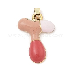 Pendentifs d'émail en alliage&nbsp;ENAM-S023-01G-T