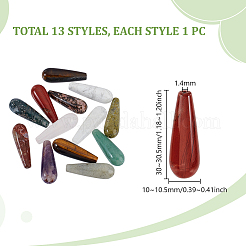 13 Stück 13 Stile natürliche gemischte Edelsteinperlen-Sets&nbsp;G-GA0001-89