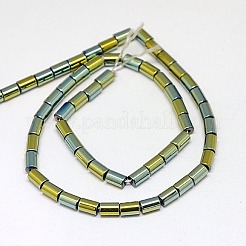 Electroplate non magnetici ematite sintetico fili di perline&nbsp;G-J162-C-07