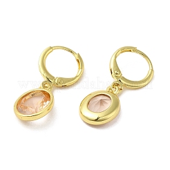 Orecchini pendenti a monachella in vero ottone placcato oro 18k&nbsp;EJEW-L268-001G-02