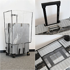 Funda de PVC transparente para equipaje&nbsp;AJEW-WH0485-02B