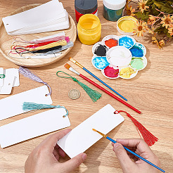 50 Blatt leeres Lesezeichen aus Papier&nbsp;DIY-SP0007-24