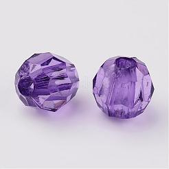 Perles en acrylique transparente&nbsp;DB8mmC-40