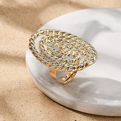 Legierung verstellbare Ringe für Frauen&nbsp;LS-RJEW-B108-06KCG-03