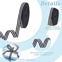 Rubans rayés en polyester de 25 mètre&nbsp;OCOR-GO0001-29A