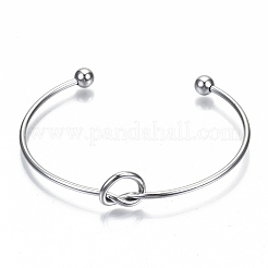 Bracciale polsino nodo d'amore in acciaio inossidabile 304 resistente all'ossidazione&nbsp;X-MAK-S073-001P