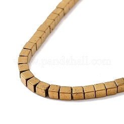 Chapelets de perles en hématite synthétique électrolytique sans magnétiques&nbsp;G-G862-03I