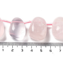 Natürlichen Rosenquarz Perlen Stränge&nbsp;G-P528-E05-01