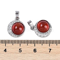 Anhänger aus natürlichem Karneol (gefärbt und erhitzt)&nbsp;KK-U043-53P-01