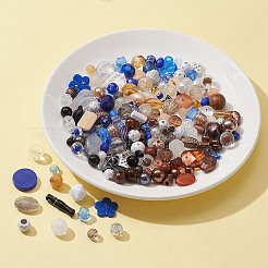 100g 5 Farben Acrylperlen&nbsp;SACR-FS0001-07A