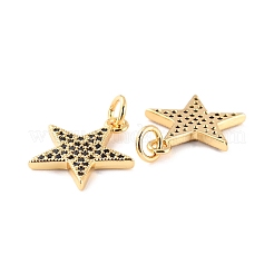 Ciondoli in ottone zirconi chiari micro pavé&nbsp;ZIRC-Z018-15G-B