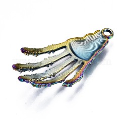 Regenbogenfarbene legierung anhänger&nbsp;PALLOY-S180-183-NR